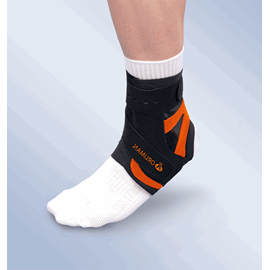 Ankelbandage med stabiliserende skinne fra Orliman, venstre Ankelbandage med stabiliserende skinne fra Orliman, venstre